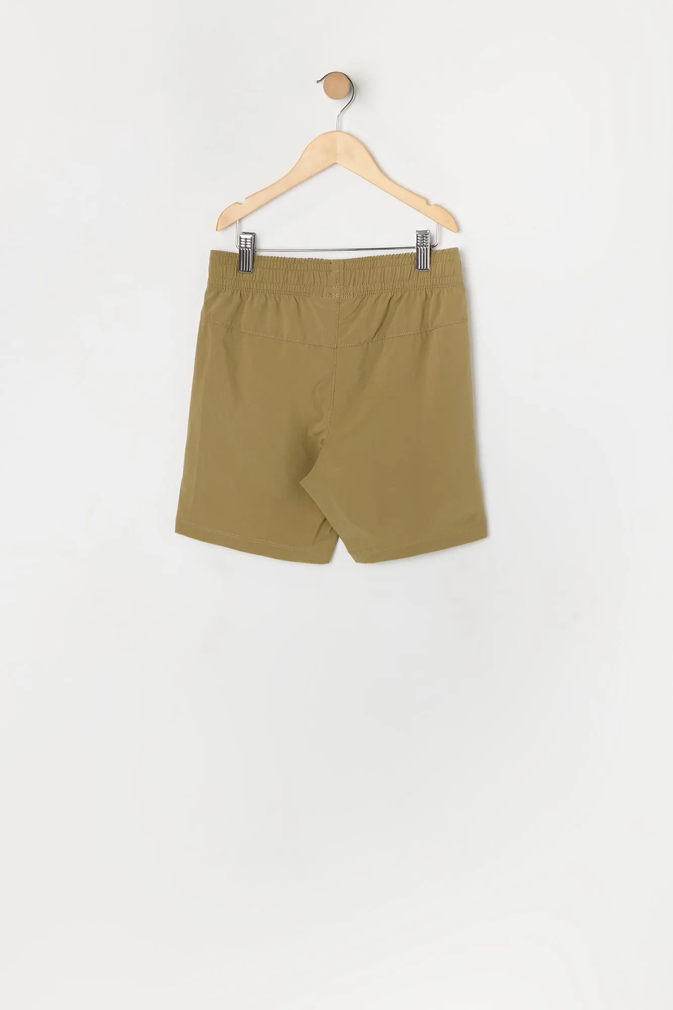 Active Zipper Shorts for Boys with 4-Way Stretch