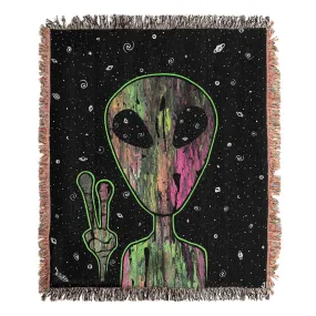 Alien Space Woven Blanket