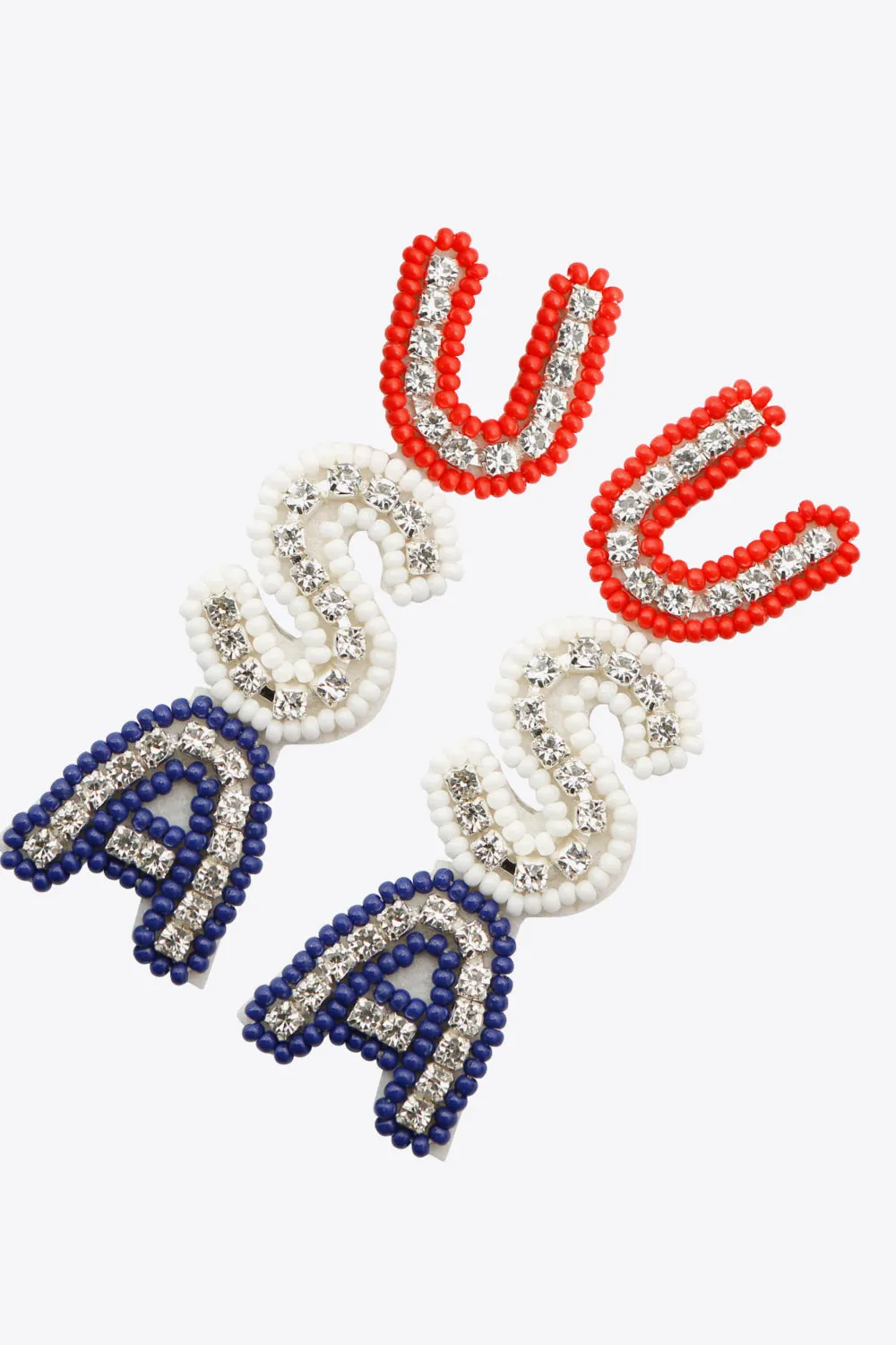 American Beaded Earrings