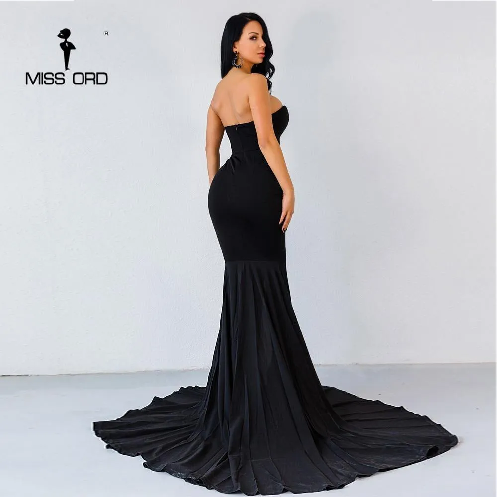 Chic Asymmetric Maxi Party Dress