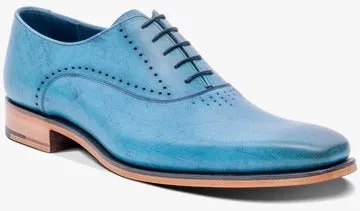 Navy Blue Barker Oxfords