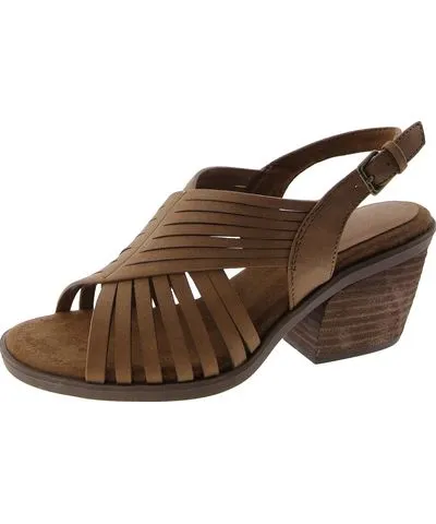 Bella Vita Gena Buckle Faux Leather Sandals for Women