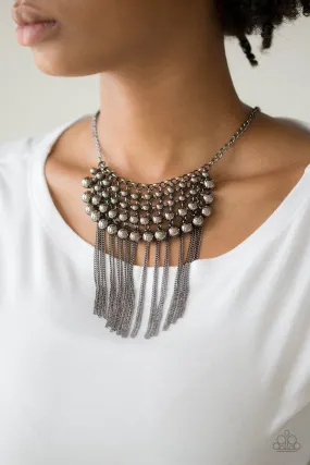 Black DIVA-de and Rule Paparazzi Necklace