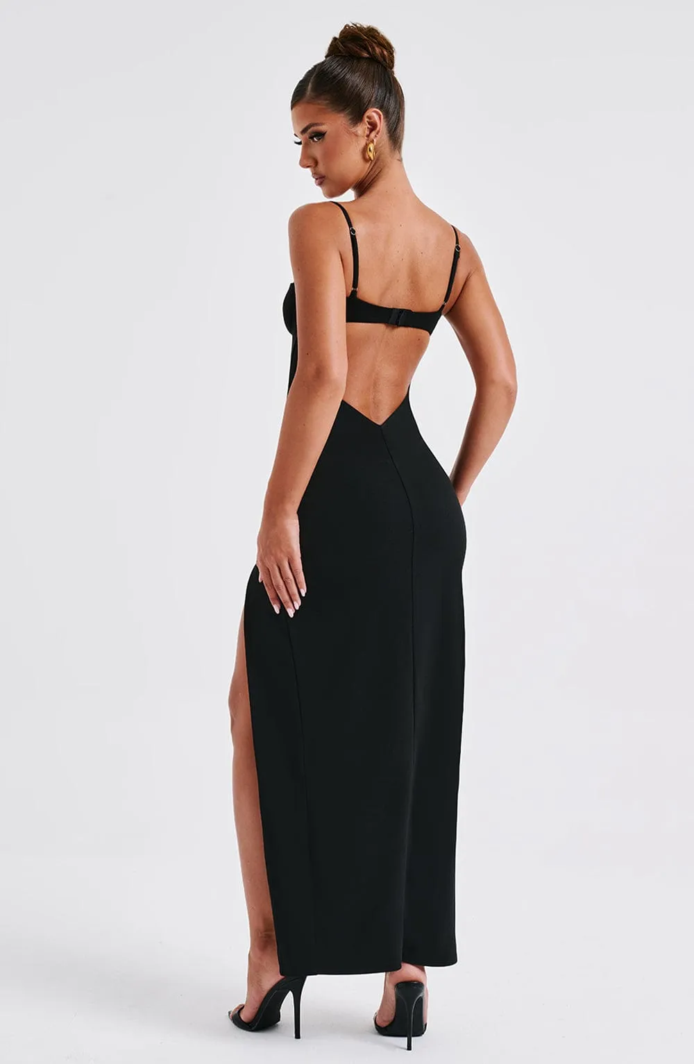 Black Asteria Maxi Dress