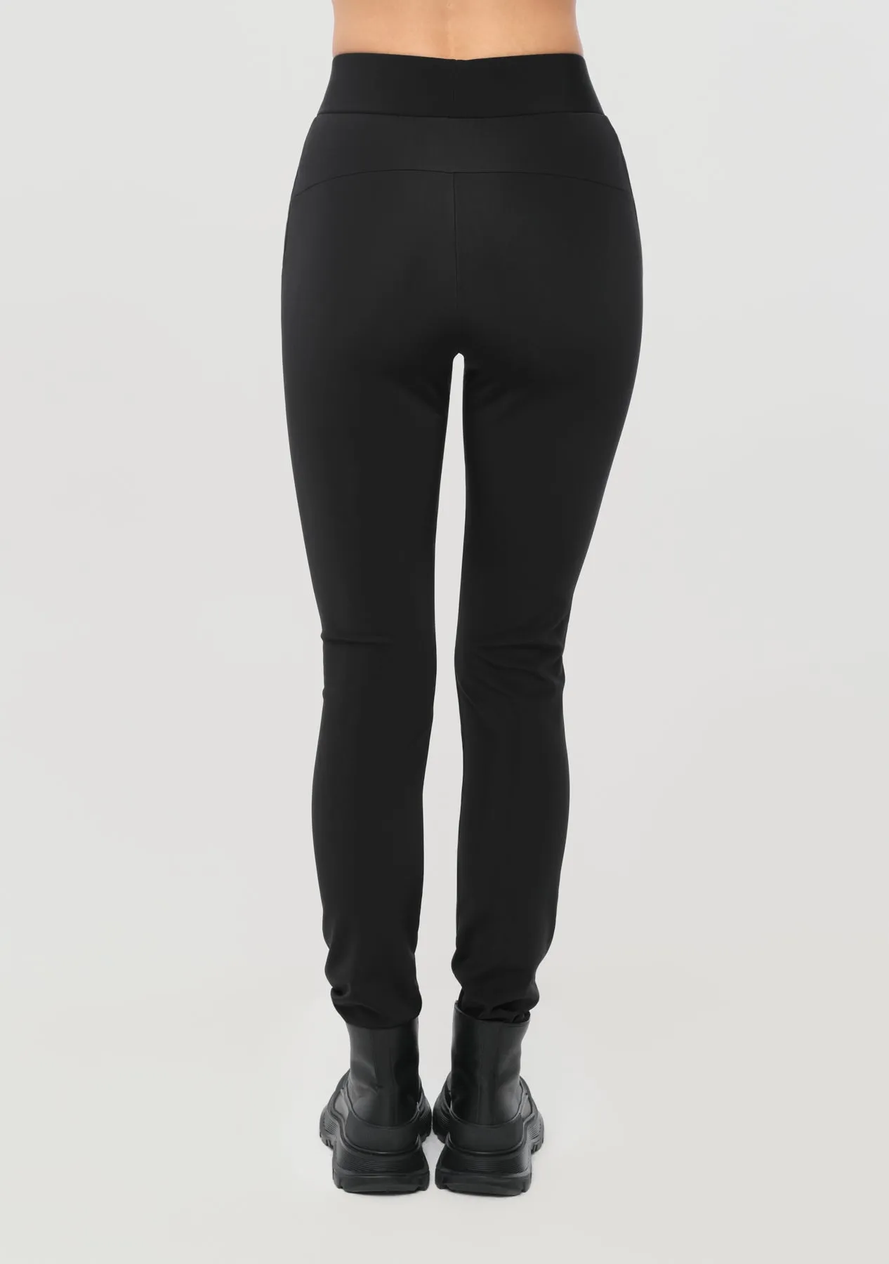 Black Stretch Windblocker Pants