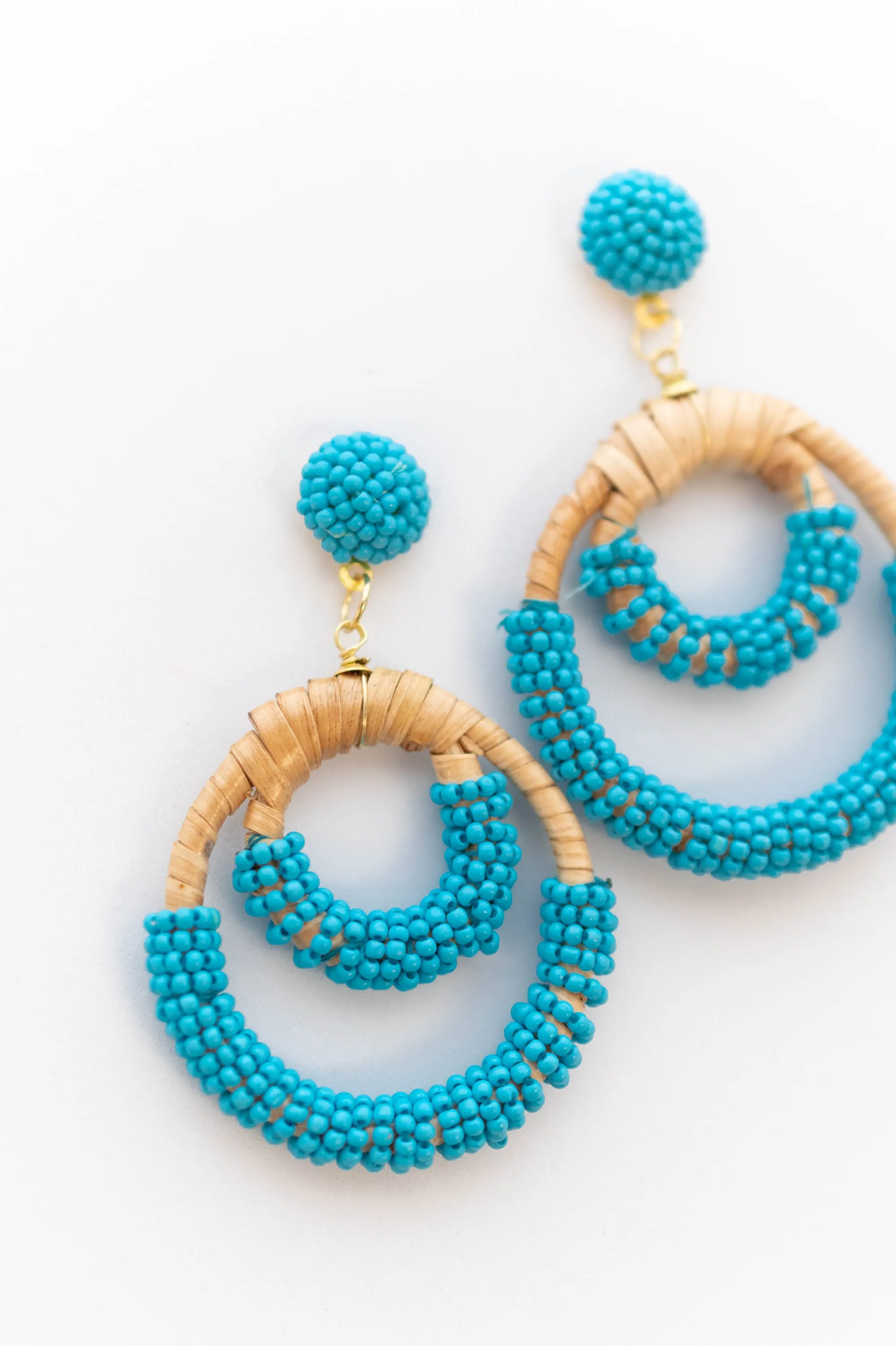 Blue Tropical Destinations Earrings