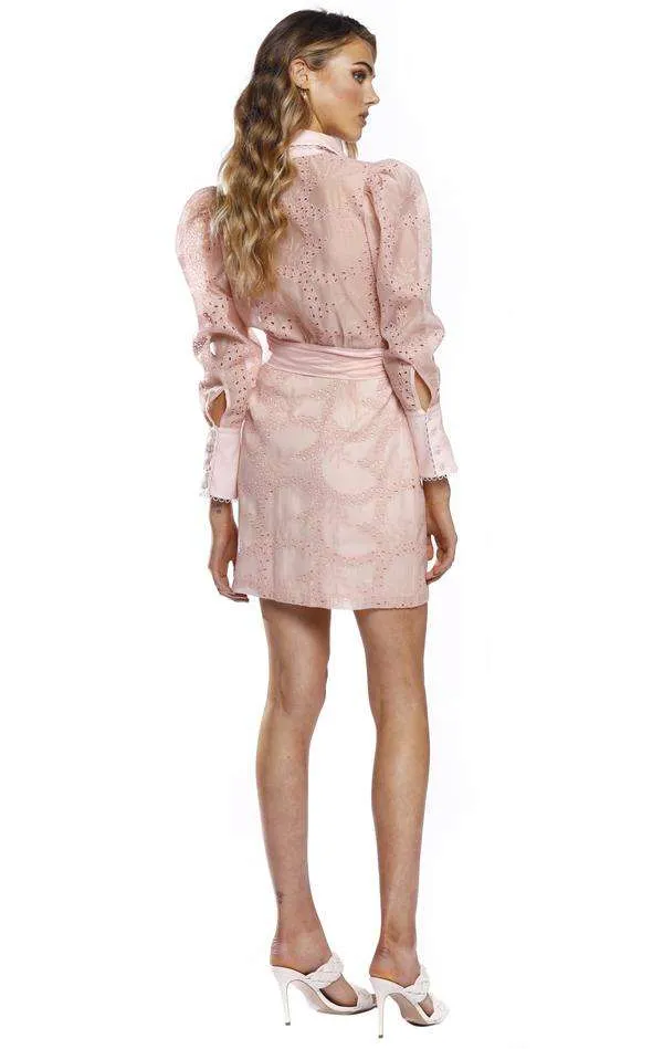 Blush Pink PASDUCHAS Parlour Mini Dress