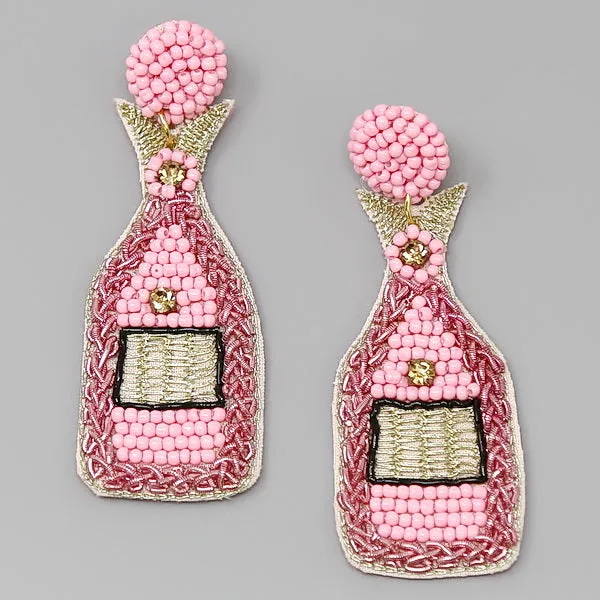 Beaded Drop Earrings