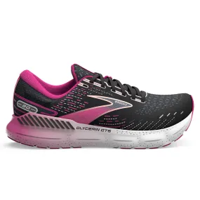 Womens Black/Fuchsia/Linen Brooks Glycerin GTS 20