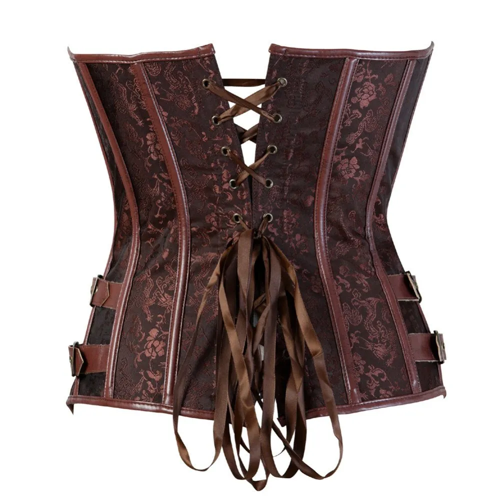 Brown Corset Drag Vamp