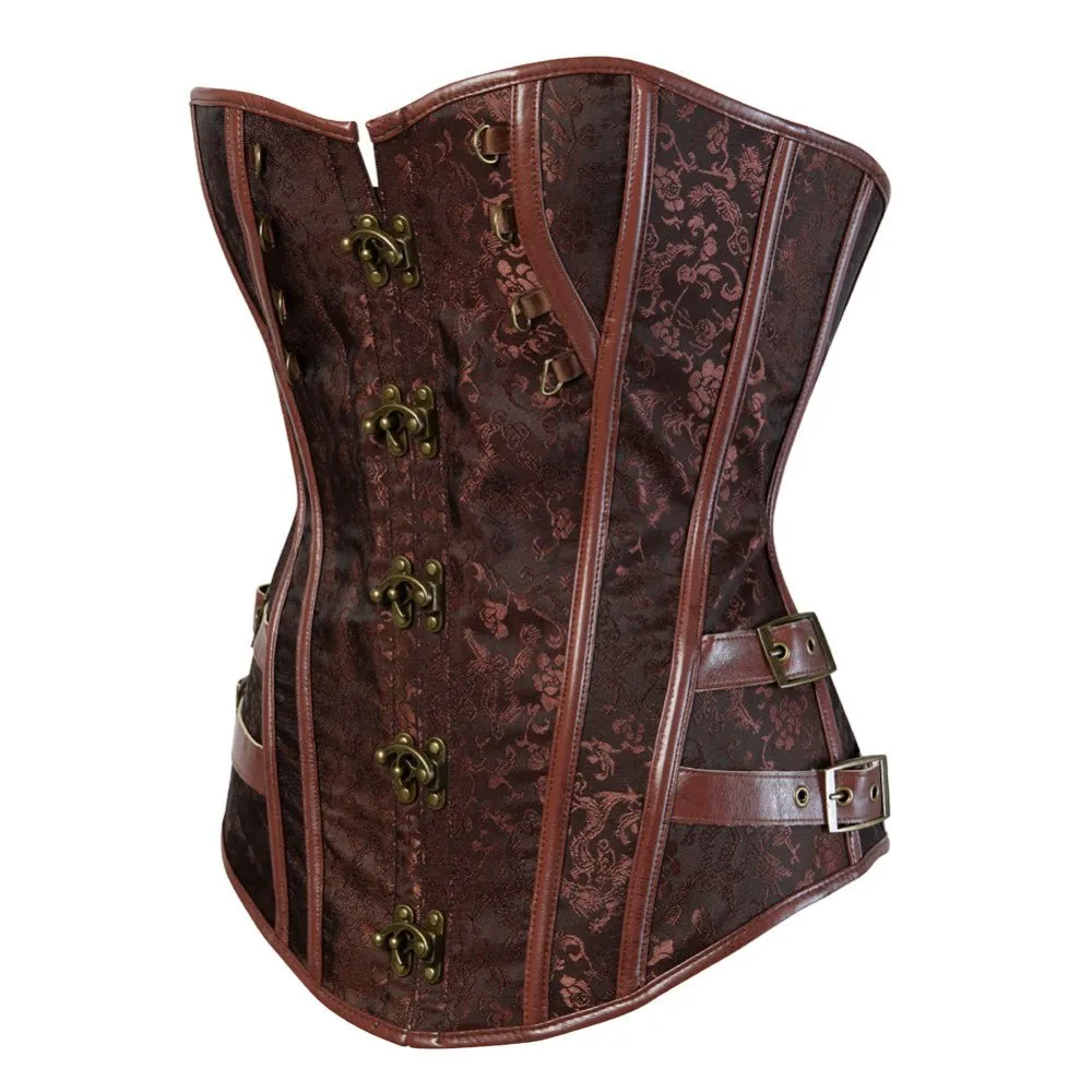 Brown Corset Drag Vamp