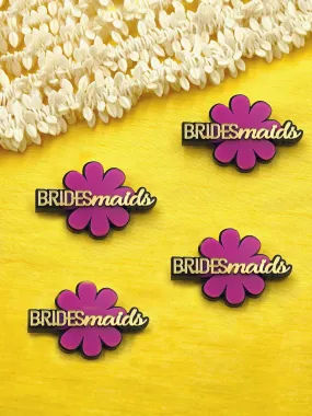 Bulk Bridesmaid Brooch Set