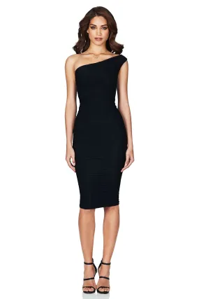 Black NOOKIE Inspire One Shoulder Midi