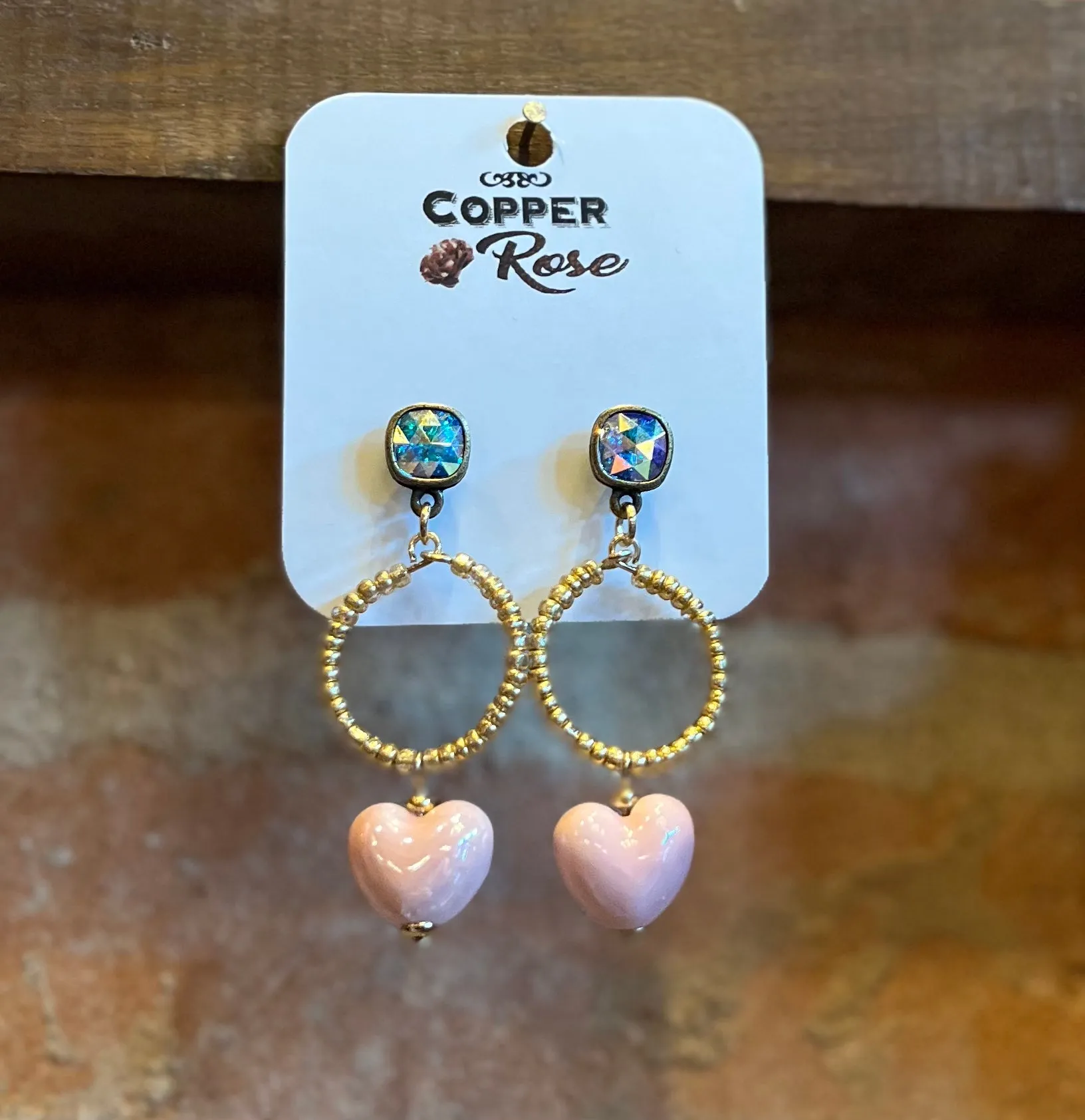 Stunning Circle Of Love Earrings