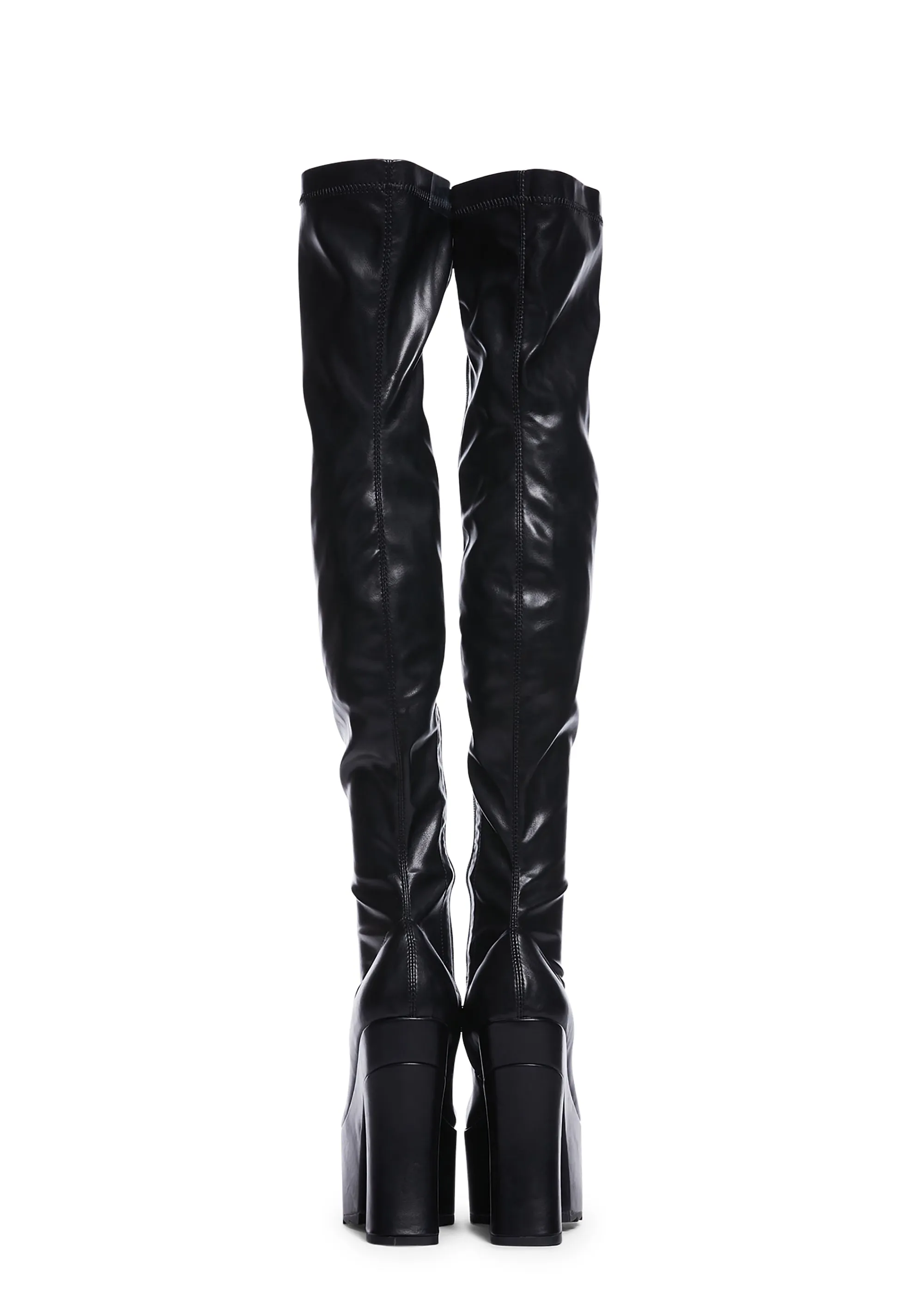 City Thigh High Boots Platform