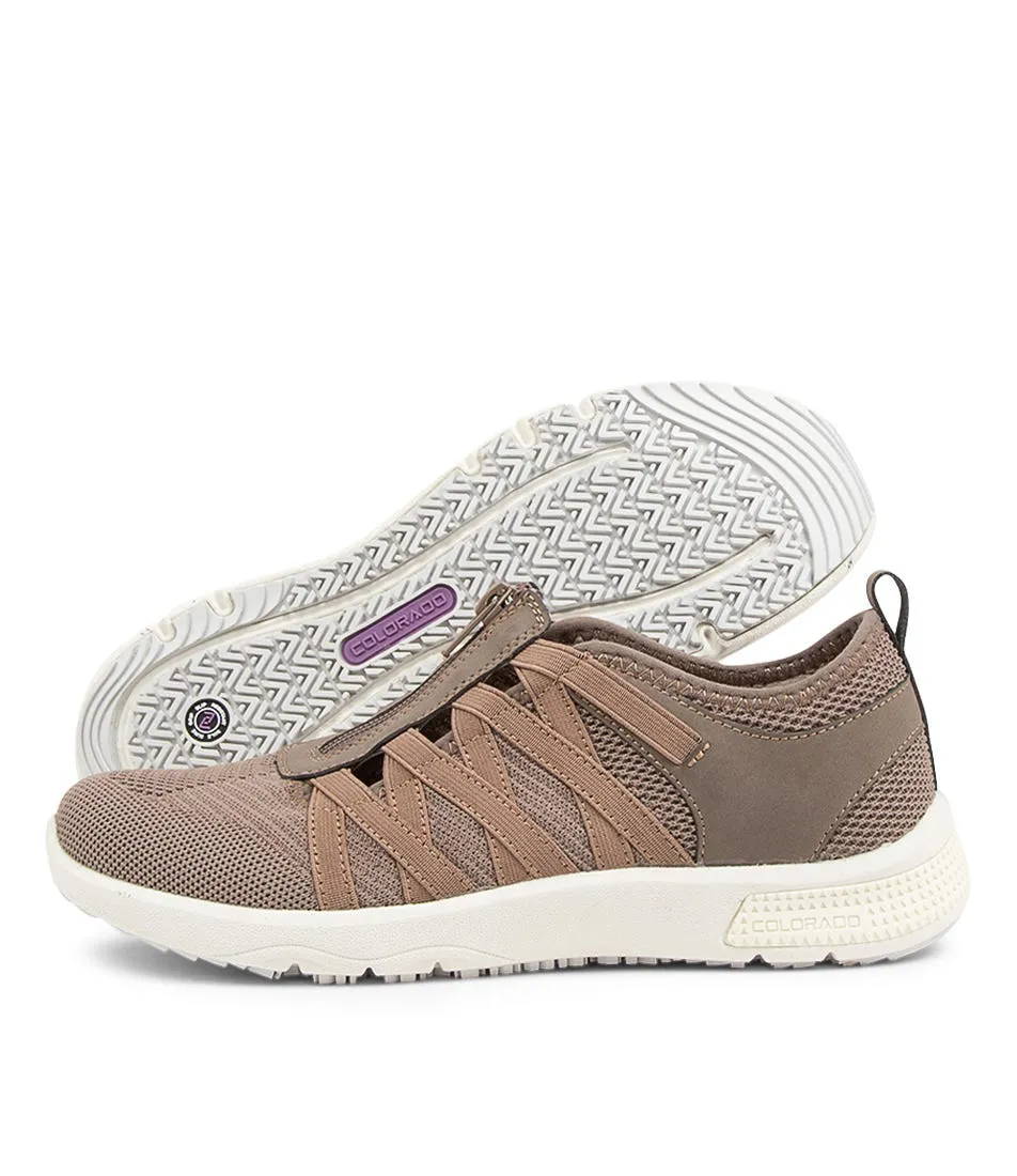 COLORADO Driscoll Dark Taupe Fabric Sneakers Ws