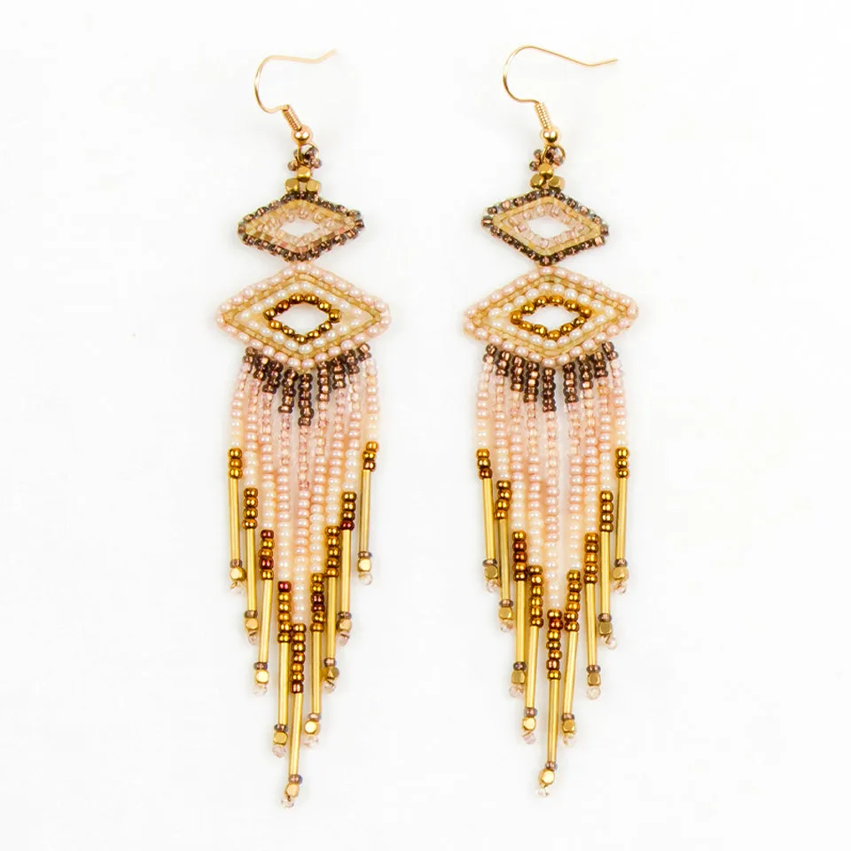 Colorful Carnival Beaded Earrings