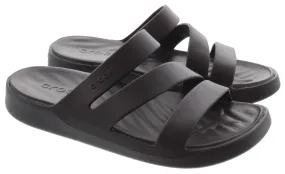 CROCS Black Ladies Getaway Strappy Sandals