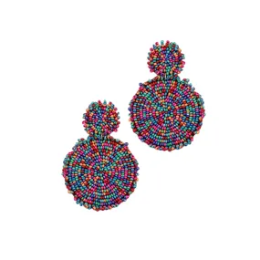 'Morgan' Beaded Drop Earrings