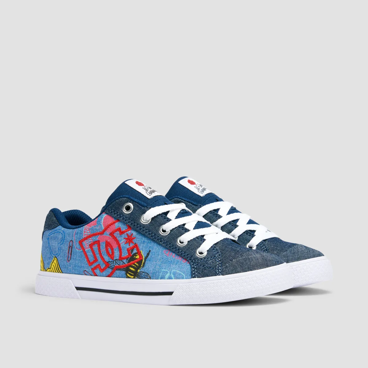 DC Chelsea Shoes Womens Heather Dark Denim