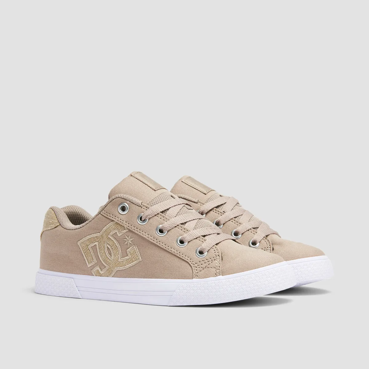 DC Chelsea Shoes Womens Espresso Taupe