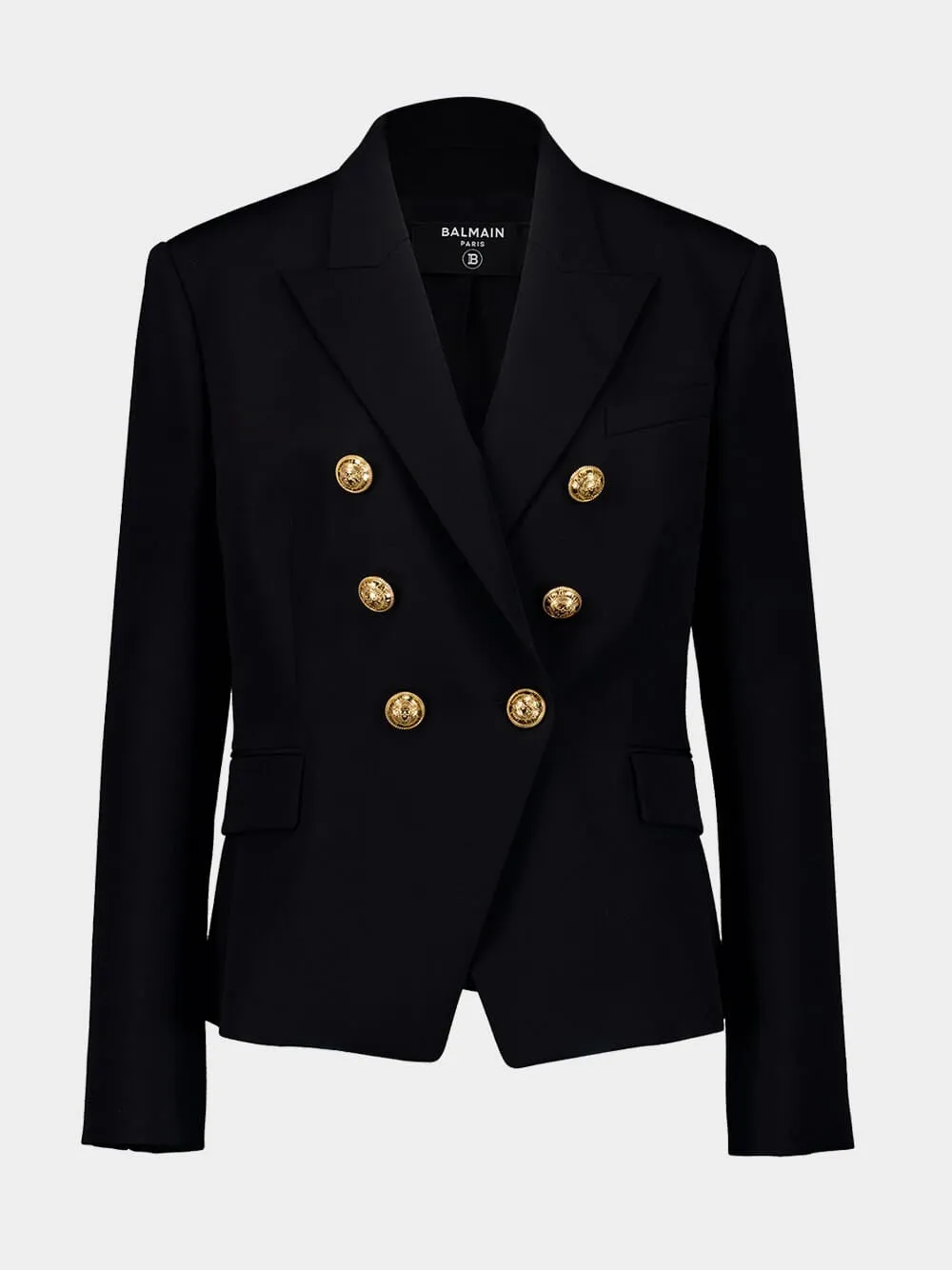 Double Breasted Wool Blazer