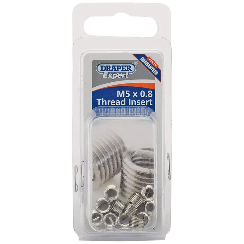 Draper M5 x 0.8 Metric Thread Insert Refill Pack (12)