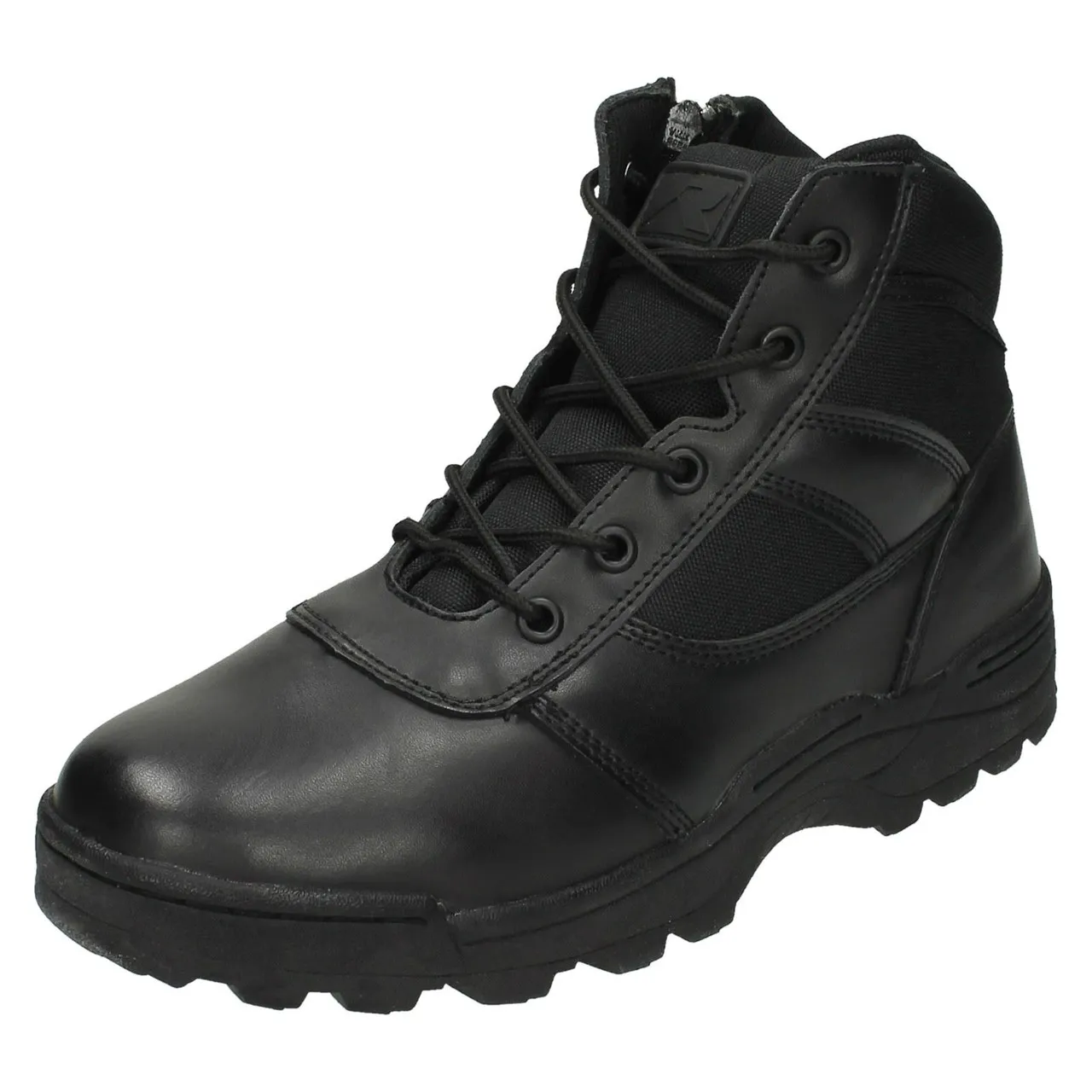 Durable Mid-Length Zipper Boots