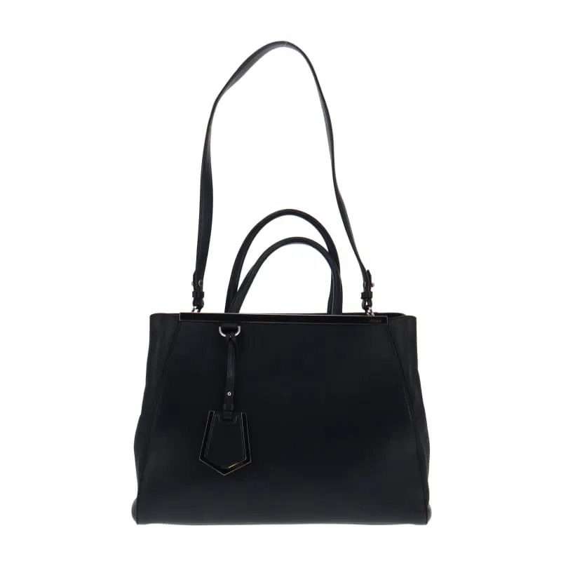 Blue Fendi Tote Bag with Shoulder Strap