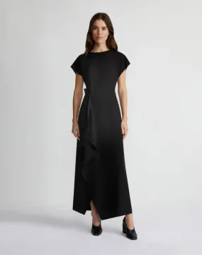 Finesse Crepe Dress with Tie Front