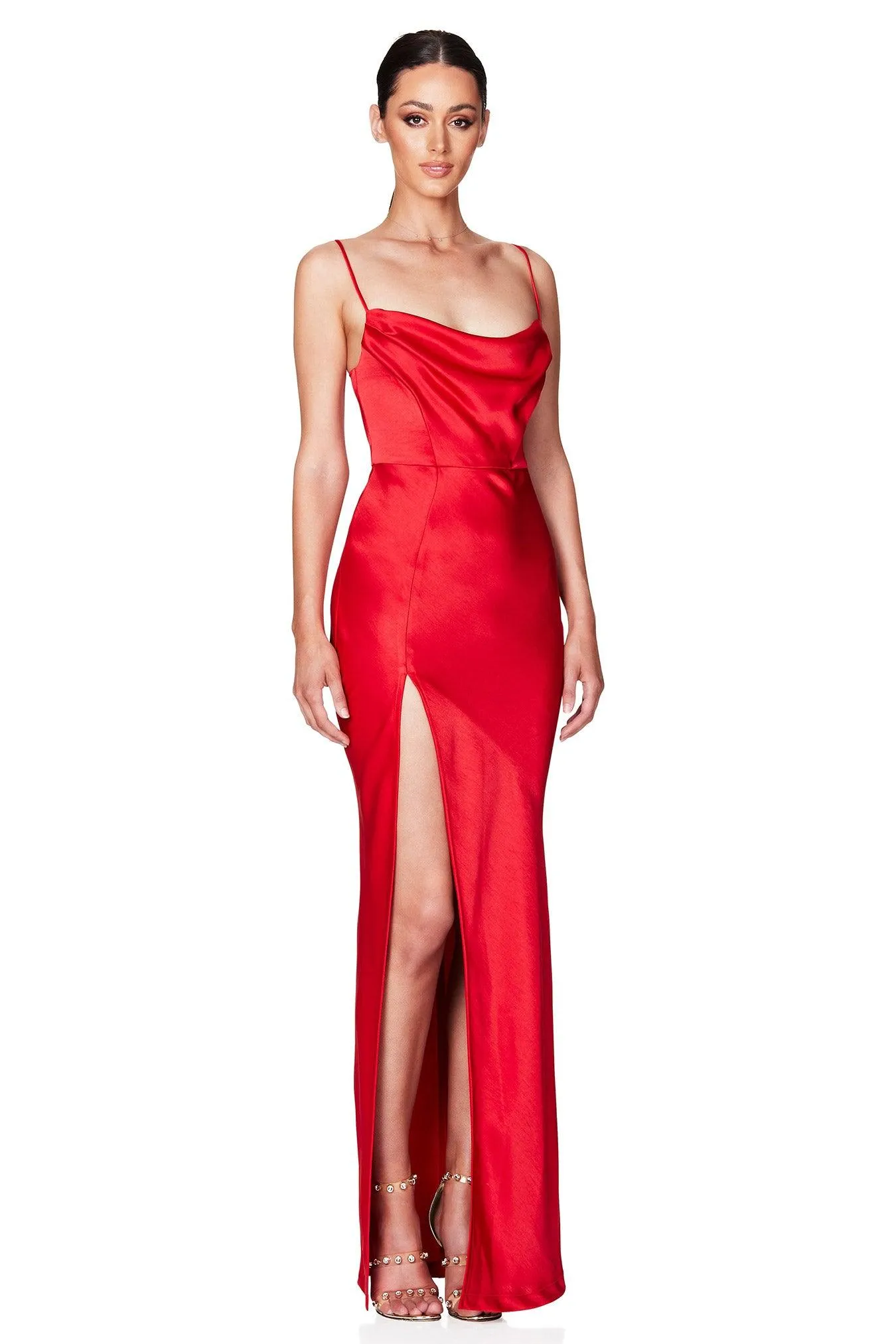 Fire Dream Draped Gown