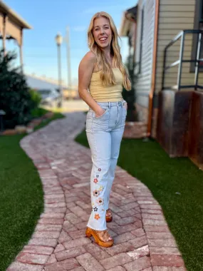 Floral Jean