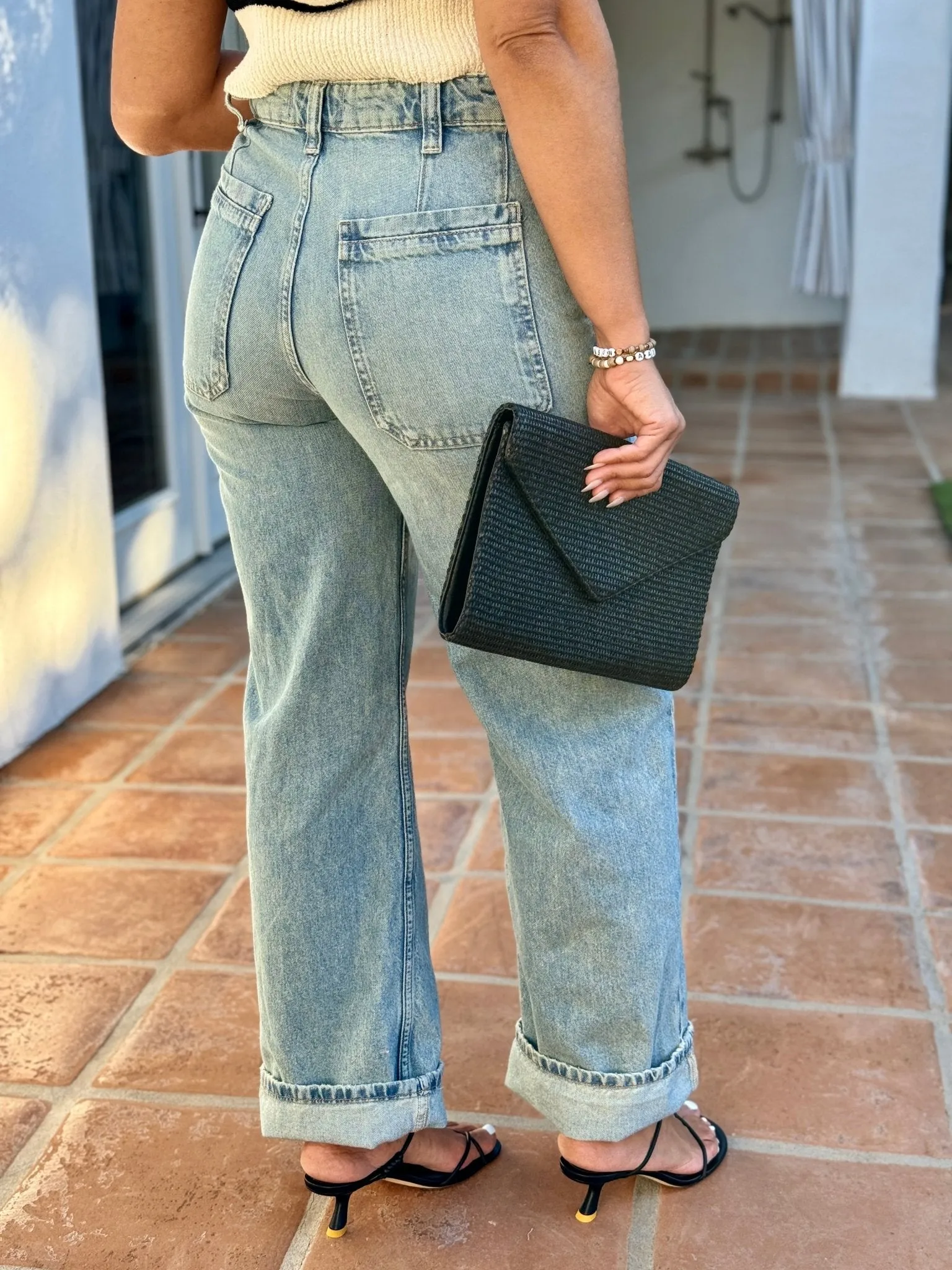 Palmer Cuffed Jean Free People