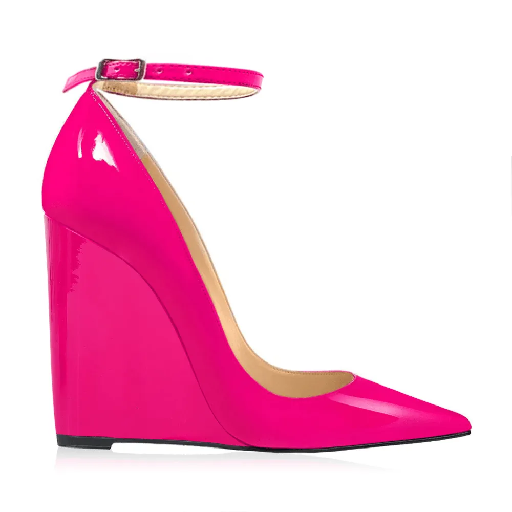 STYLISH FUCSIA HIGH HEELS