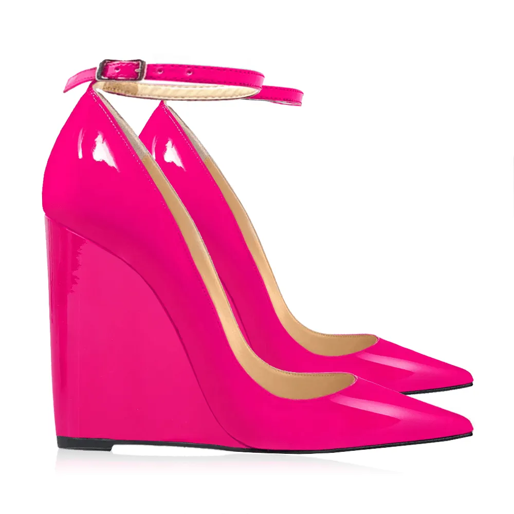 STYLISH FUCSIA HIGH HEELS