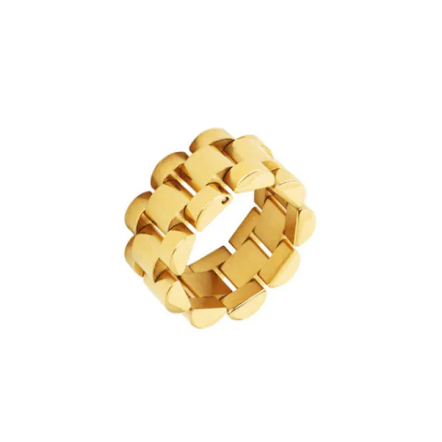 Gold Chain Ring