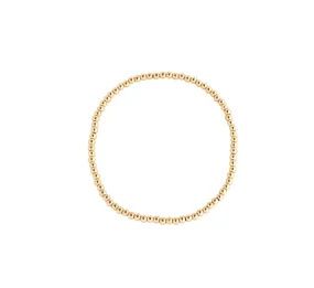 Gold Plated Beaded 2mm