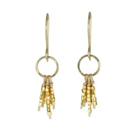 Gold Vermeil Tassel Earrings