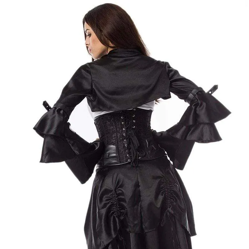 Gothic Flare Sleeved Velvet Capes