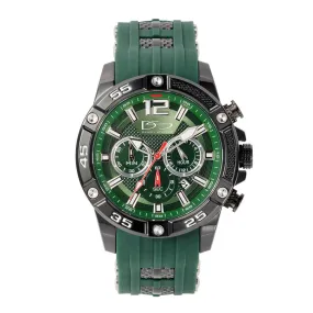 Green Men's Watch and Sunglasses Set