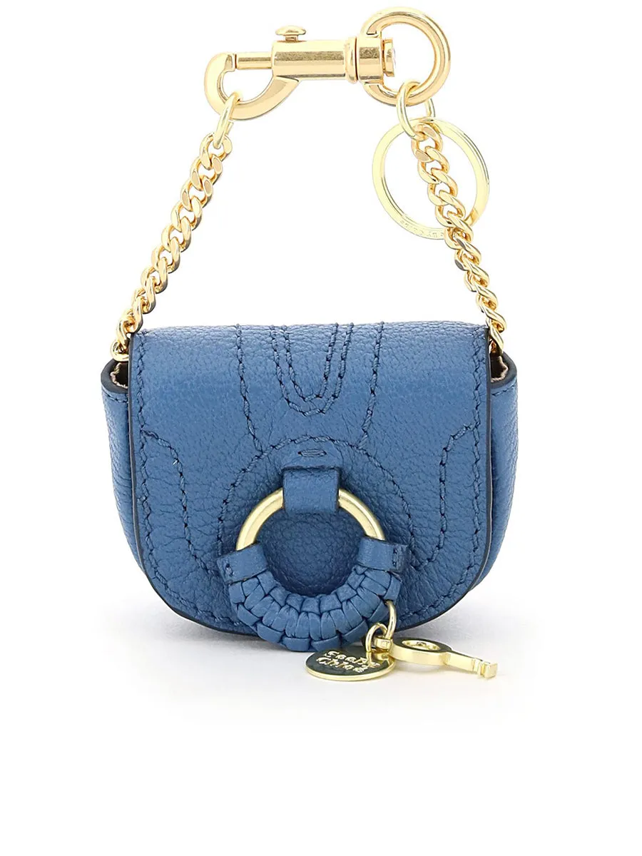 Hana Chain-strap Key-ring in Moonlight Blue