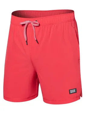 Hibiscus Pattern 2-in-1 Oh Buoy 5 Volley Boardshorts