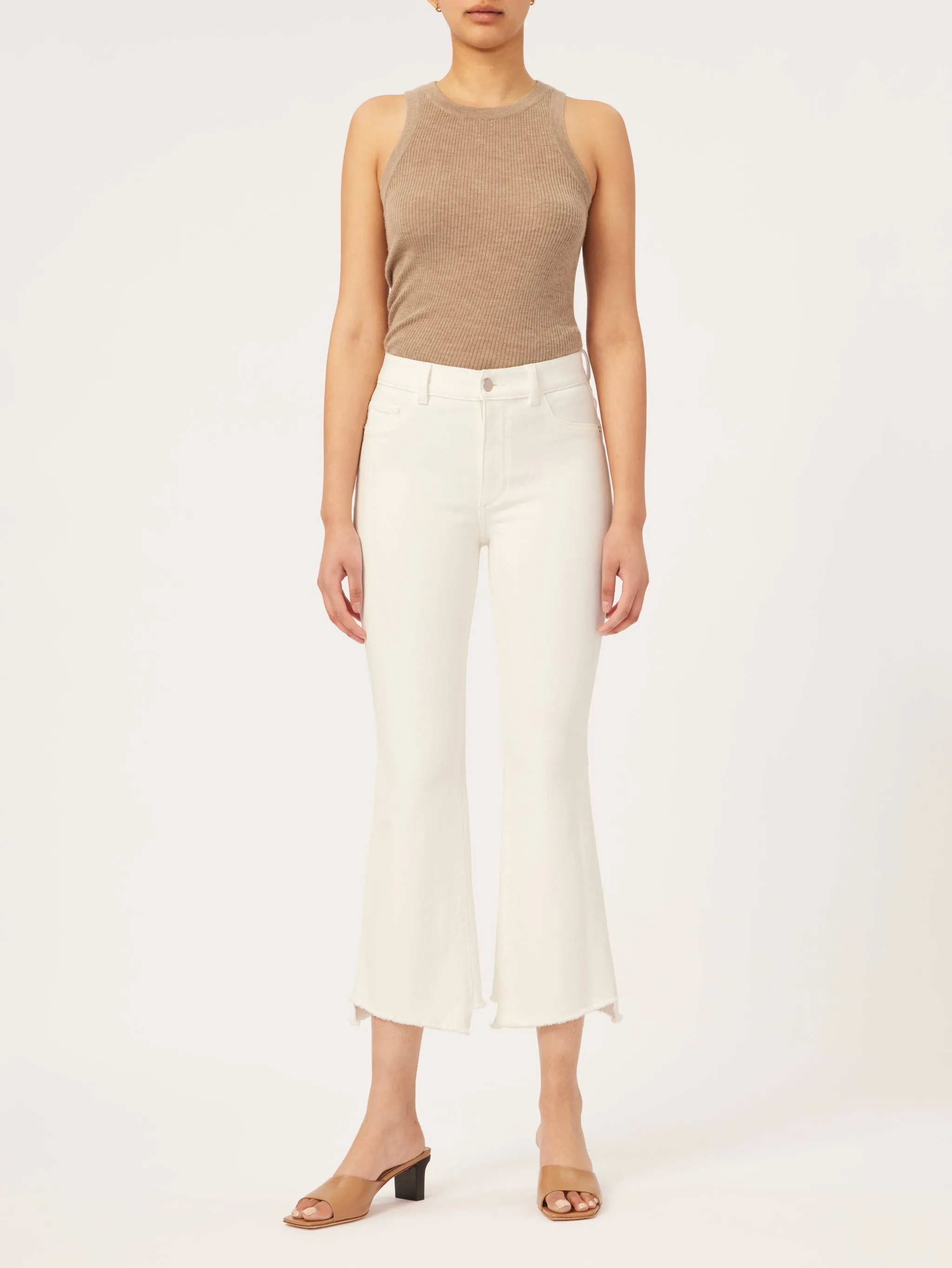 High-Rise Instasculpt Crop Jeans with Bootcut (DL1961 Bridget)