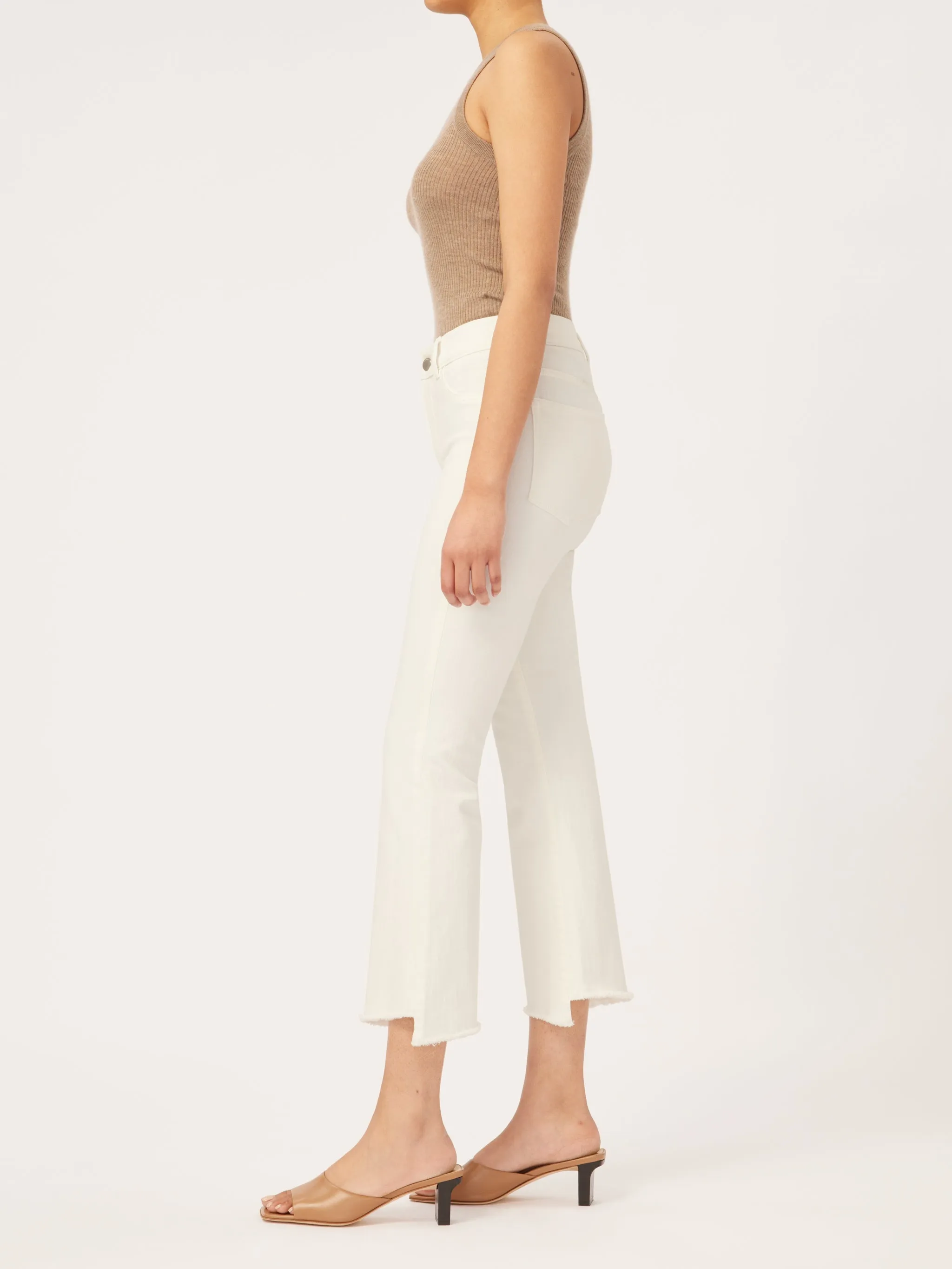 High-Rise Instasculpt Crop Jeans with Bootcut (DL1961 Bridget)