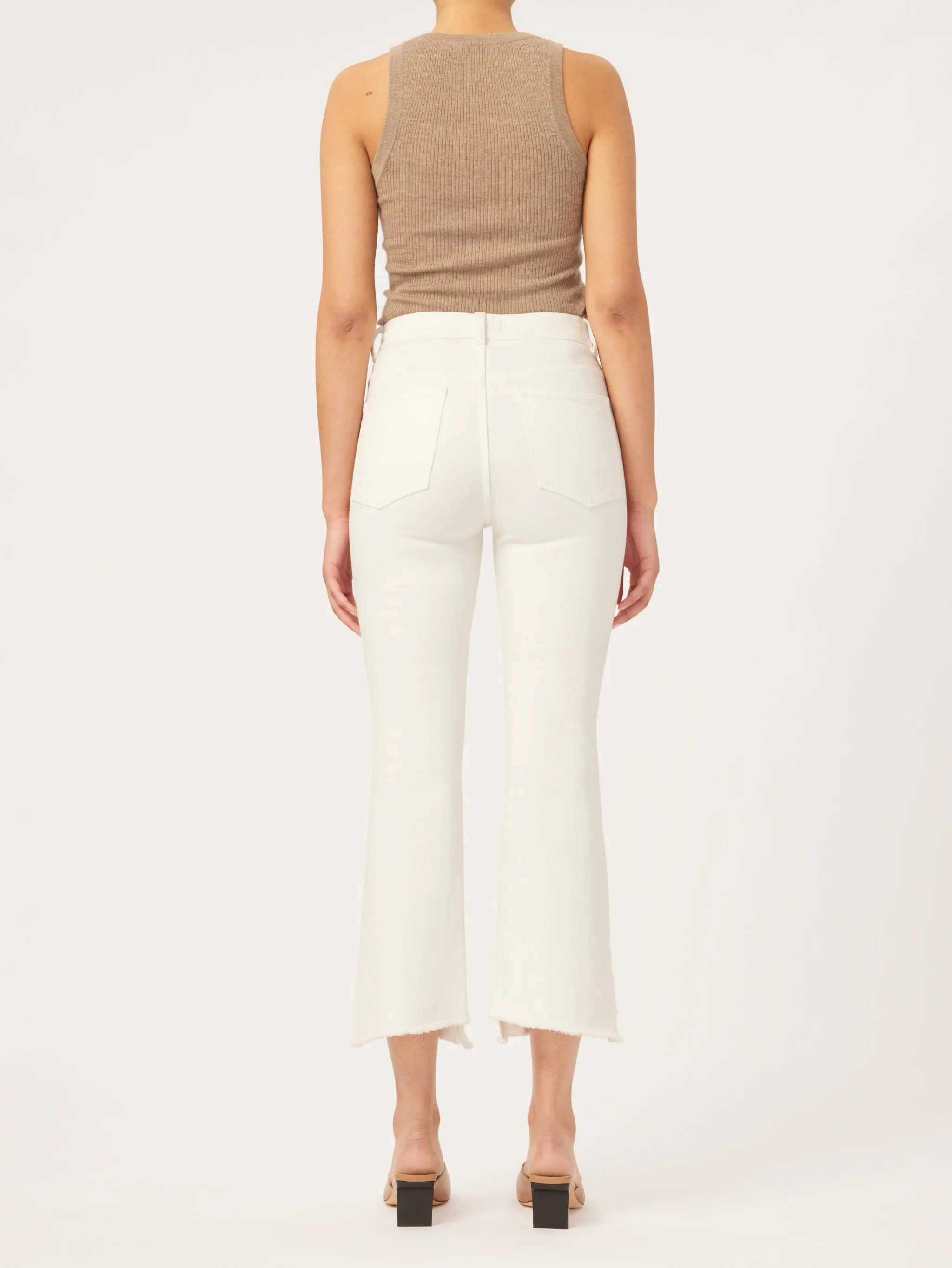 High-Rise Instasculpt Crop Jeans with Bootcut (DL1961 Bridget)