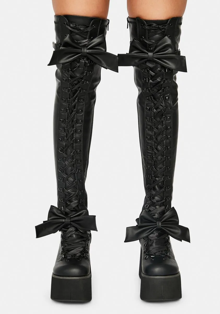 High-Top Gothic Princess Boots