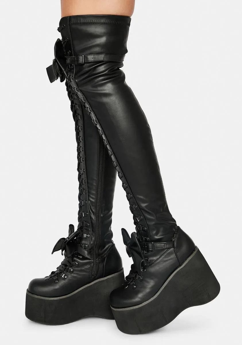 High-Top Gothic Princess Boots