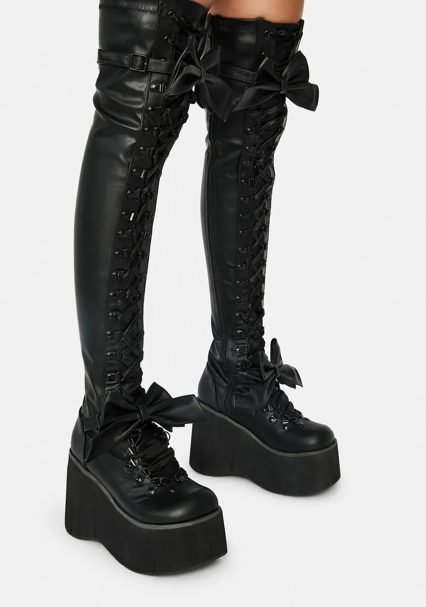 High-Top Gothic Princess Boots