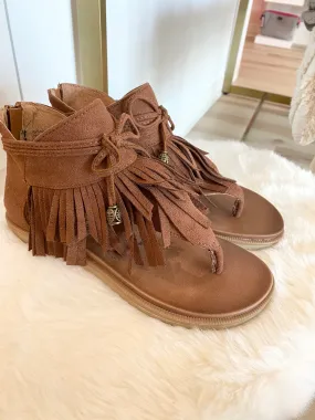 Tan Strappy Sandals