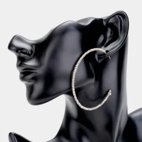 Beaded Hoop Earrings